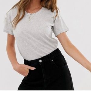 Free People Grey Body suit